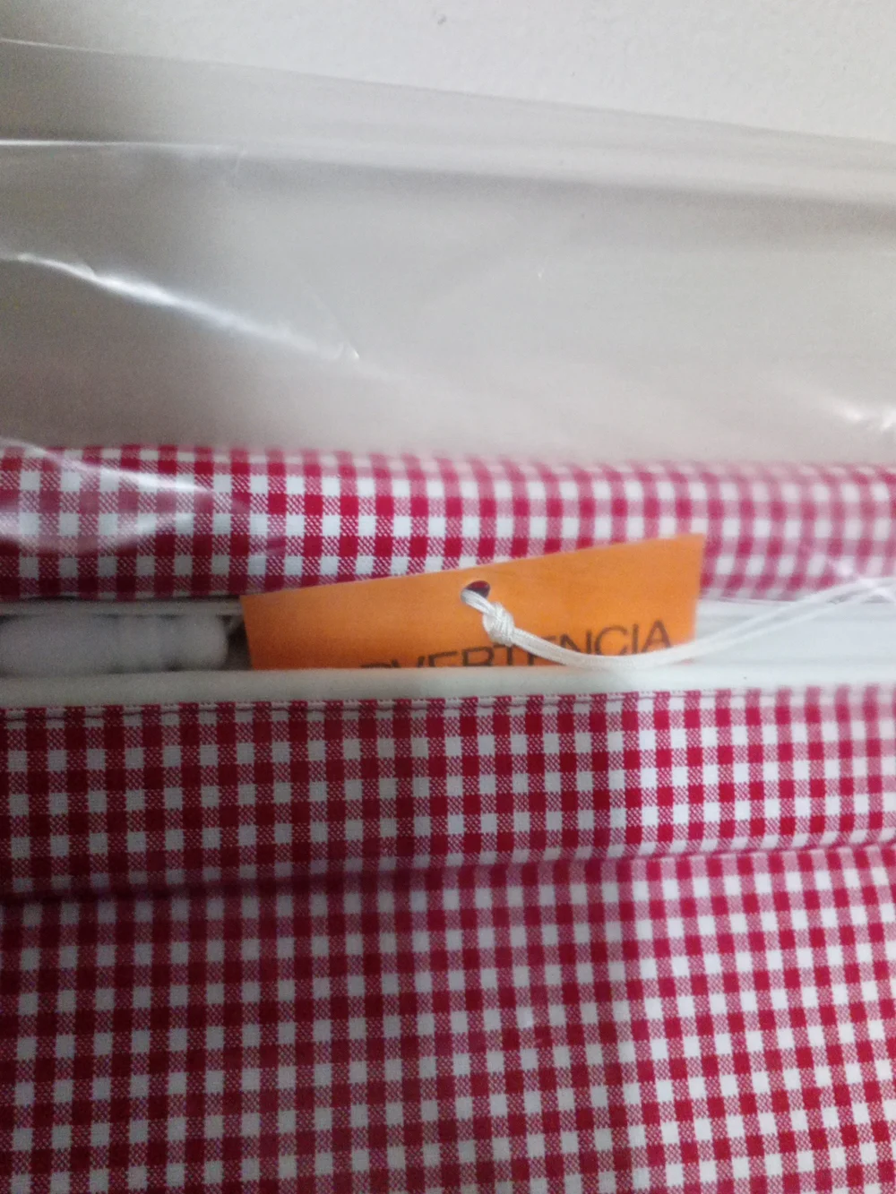 Pottery Barn Kids Red Gingham Window Valance 48X64